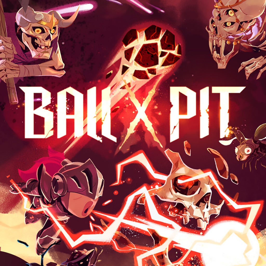 Ricochet-alapú gömbharc akció közben a BALL x PIT játékban